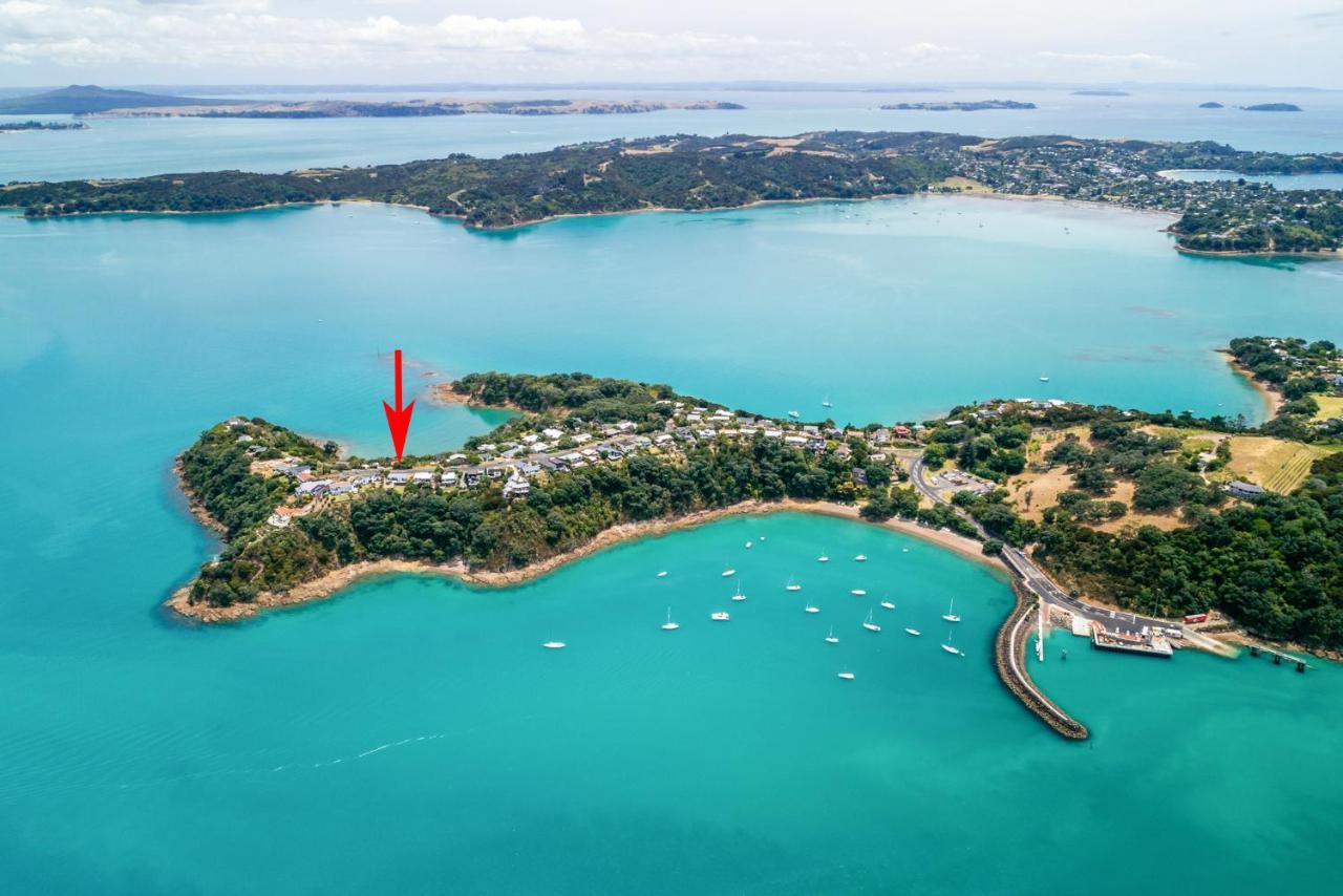Вилла Ocean View Te Whau Bay Экстерьер фото